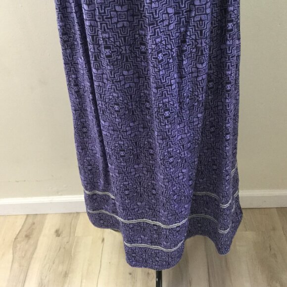 by Anthropologie Purple Maxi Dress m - Picture 4 of 10